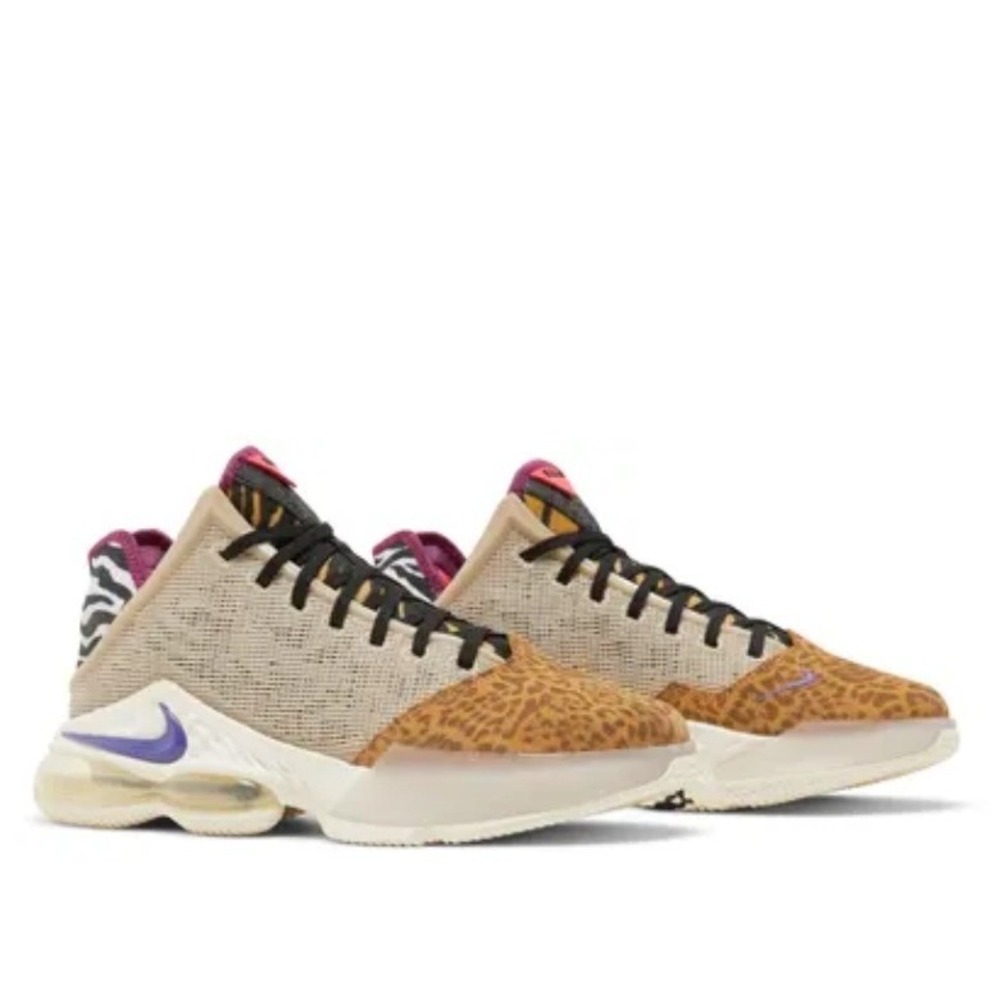 Nike LeBron 19 Low Safari Mens 11 Basketball Shoes DM1058-200